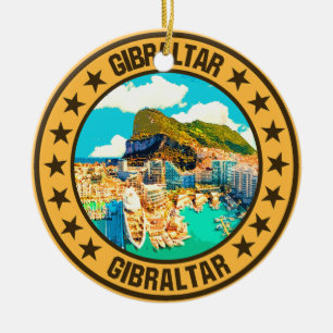 Ornamento De Cerâmica Gibraltar