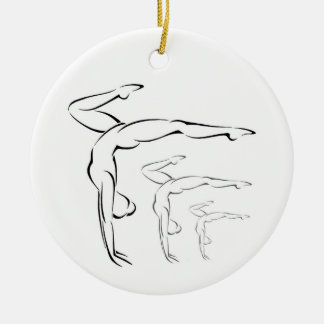 Ornamento De Cerâmica Ginástica