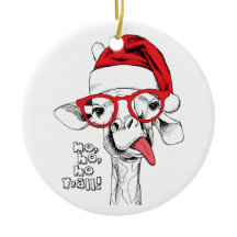 Girafa de Natal hipster | Feriados