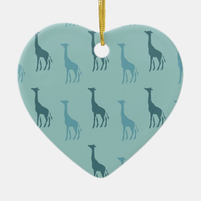 Ornamento De Cerâmica Girafas do Aqua (Frente)
