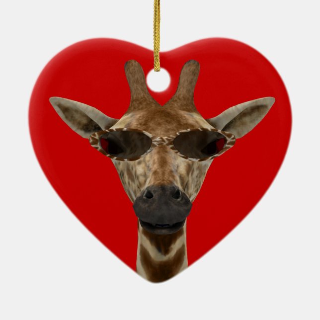 Ornamento De Cerâmica Giraffe Incognito (Verso)