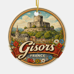 Ornamento De Cerâmica Gisors França