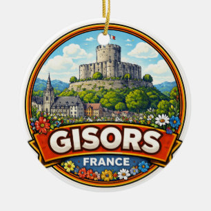 Ornamento De Cerâmica Gisors França