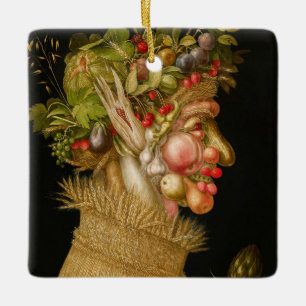 Ornamento De Cerâmica Giuseppe Arcimboldo - Verão