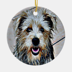 Ornamento De Cerâmica Glen de Imaal Terrier
