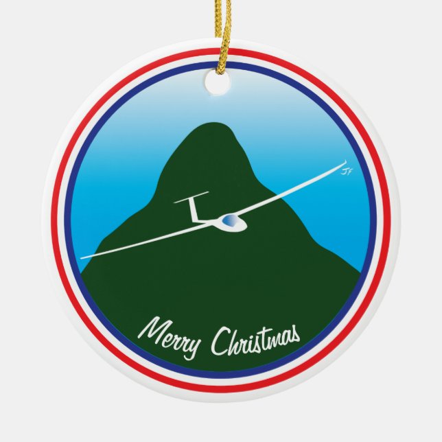 Ornamento De Cerâmica Glider (Frente)