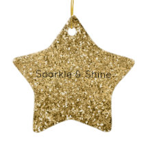 Glitzy Dourado Glam Glitter Sparkle