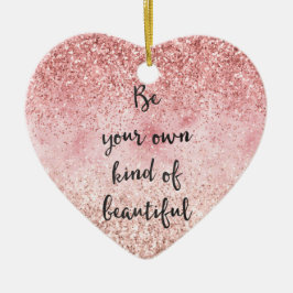 Ornamento De Cerâmica Glitzy Glitzy Glitzy Brilho Lindo