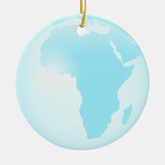Ornamento De Cerâmica Globo do vidro de África