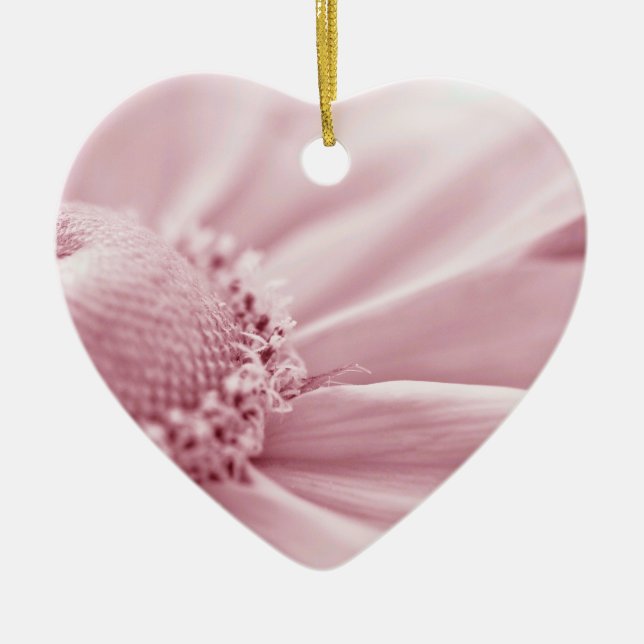 Ornamento De Cerâmica Gloriosa Daisy Macro (Frente)