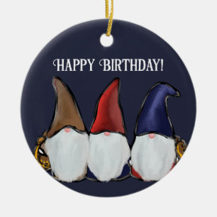 ORNAMENTO DE CERÂMICA GNOMES