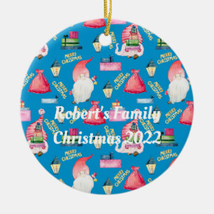 Ornamento De Cerâmica Gnomo Personalizado