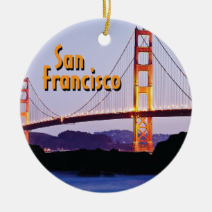 Ornamento De Cerâmica Golden Gate de San Francisco
