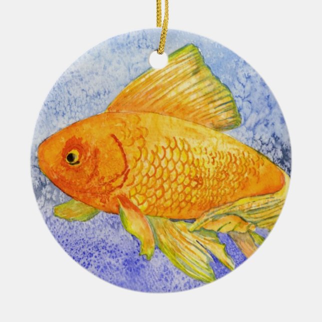 Ornamento De Cerâmica Goldie (Frente)