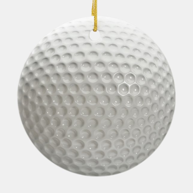 Ornamento De Cerâmica Golf Ball Sport (Traseira)