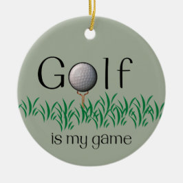 Ornamento De Cerâmica GOLF é o meu jogo
