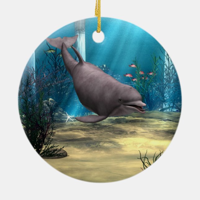 Ornamento De Cerâmica Golfinho (Traseira)
