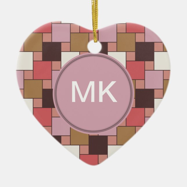 Ornamento De Cerâmica Goma-Bolha Sorbet (Frente)