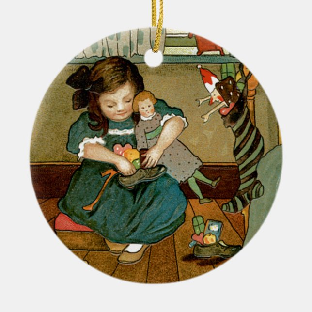 Ornamento De Cerâmica Goodies de Natal (Frente)
