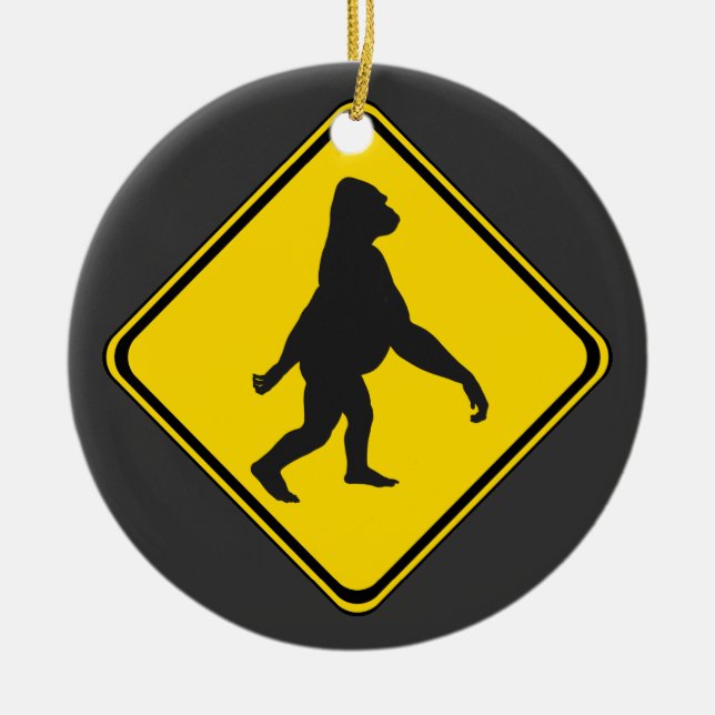 Ornamento De Cerâmica Gorilla Xing! (Frente)