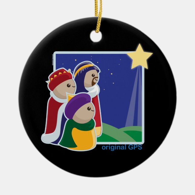 Ornamento De Cerâmica GPS original (Frente)