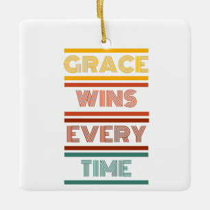 Ornamento De Cerâmica Grace ganha toda vez