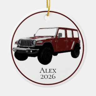 Ornamento De Cerâmica Grade de 7 slots do Veículo Utilitário Off-Road Bu
