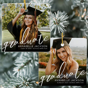 Ornamento De Cerâmica Graduação Foto Simples de Conclusão