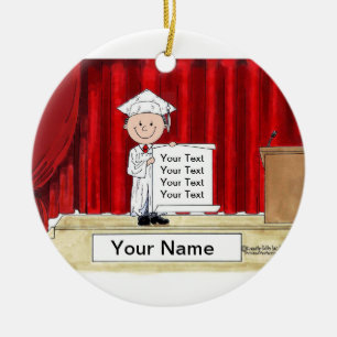 Ornamento De Cerâmica Graduação - Masculino
