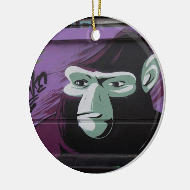 Ornamento De Cerâmica Grafite Ape (Esquerda)