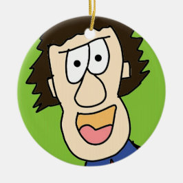 Ornamento De Cerâmica grampa jovem