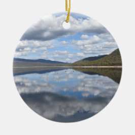 Ornamento De Cerâmica Grampians Refletidos