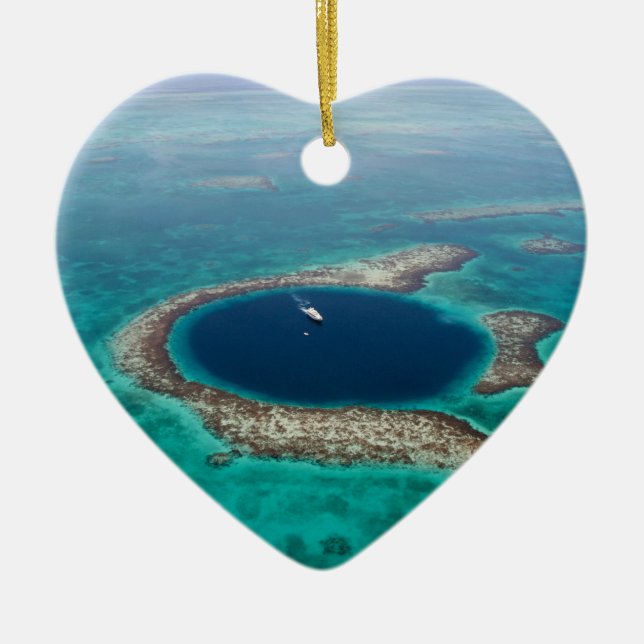 ORNAMENTO DE CERÂMICA GRANDE FURO AZUL 1 (Frente)