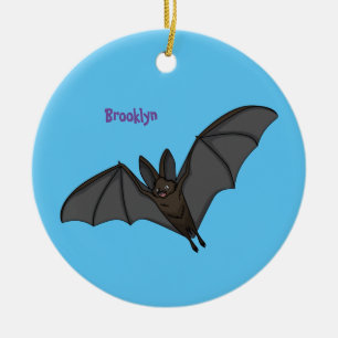 Ornamento De Cerâmica Grande ilustração de desenho de morcego vampiro