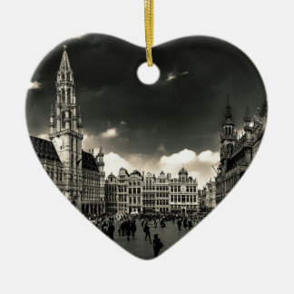 Ornamento De Cerâmica Grande-Lugar, Bruxelas, Bélgica