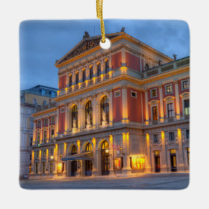 Ornamento De Cerâmica Grande salão do Wiener Musikverein, Viena, Áustr