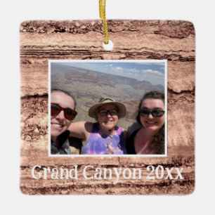 Ornamento De Cerâmica Granito laranja moderno e castanho-bege