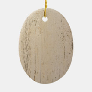 Ornamento De Cerâmica Grãos de Madeira Texturizados brancos