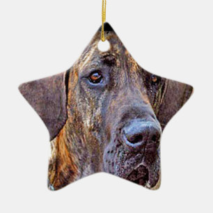 Ornamento De Cerâmica "Great dane "