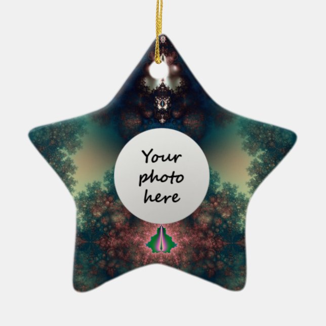 Ornamento De Cerâmica Green Fairy Tale (Frente)