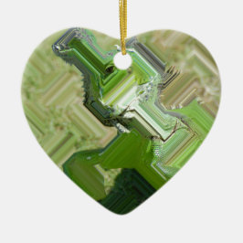 Ornamento De Cerâmica Green Iguana