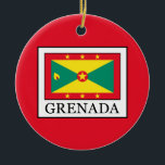 Ornamento De Cerâmica Grenada<br><div class="desc">Grenada</div>