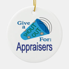 Ornamento De Cerâmica Gritar para Avaliadores