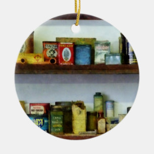 Ornamento De Cerâmica Grocery Store do Canto
