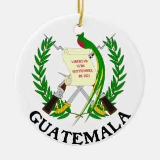 Ornamento De Cerâmica GUATEMALA - emblema/pavilhão/casaco de armas/símbo