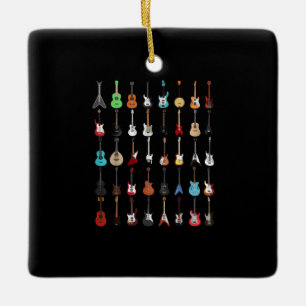 Ornamento De Cerâmica Guitarrista Guitarrista Instrumento Musical Rock a