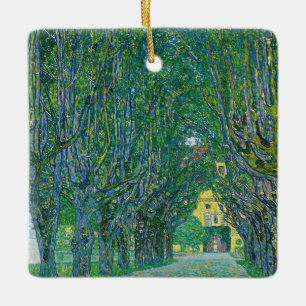 Ornamento De Cerâmica Gustav Klimt - Avenida no Parque Schloss Kammer