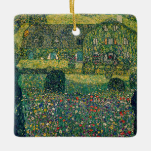 Ornamento De Cerâmica Gustav Klimt - Casa de Campo junto ao Attersee