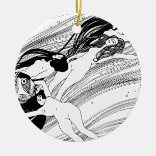 Ornamento De Cerâmica Gustav Klimt - Sangue de Peixe Arte Japonesa Surre