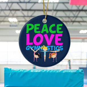 Ornamento De Cerâmica Gymnastics Girls